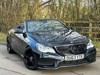 Used Mercedes E220 AMG 201 HP (147 kW) 2013 Black Cabriolet