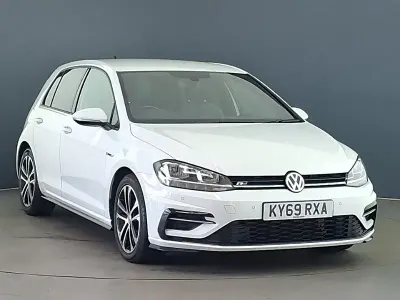 Used VW Golf VII R-line 150 HP (110 kW) 2019 White Hatchback