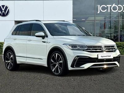 Used VW Tiguan R-line 150 HP (110 kW) 2022 White SUV