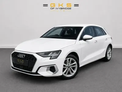 Used Audi A3 Sportback Sport 110 HP (80 kW) 2021 White Hatchback