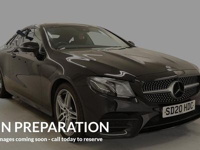 Used Mercedes E220 AMG Line Premium 194 HP (142 kW) 2020 Black Coupe