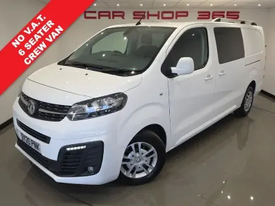 Used Vauxhall Vivaro Sportive 120 HP (88 kW) 2020 White MPV