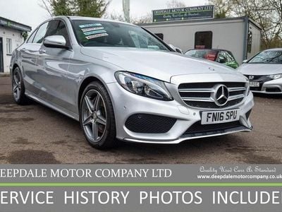 Used Mercedes C250 AMG line 2016 Silver Sedan