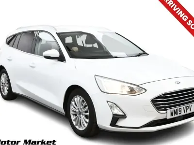 Used Ford Focus Titanium 125 HP (91 kW) 2019 White Estate