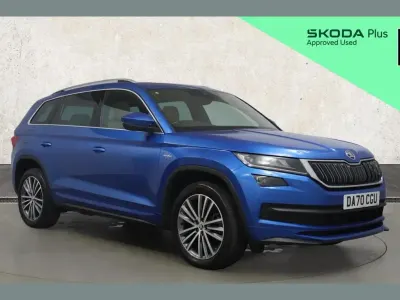 Used Skoda Kodiaq LAURIN & KLEMENT 187 HP (137 kW) 2020 Blue SUV