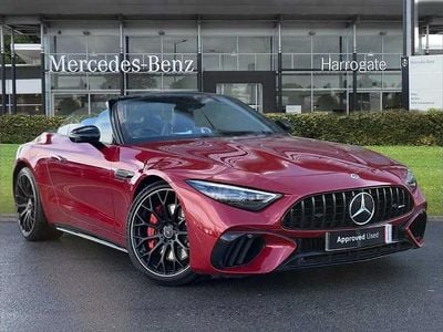 Used Mercedes SL55 AMG Premium Plus 469 HP (344 kW) 2022 Red Cabriolet