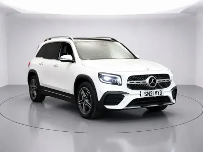 Used Mercedes GLB200 AMG line 163 HP (119 kW) 2021 White SUV
