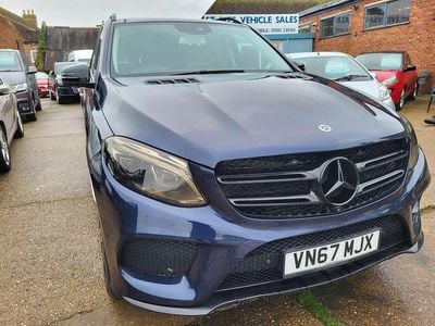 Used Mercedes GLE250 AMG Line Premium 204 HP (150 kW) 2017 Blue Estate