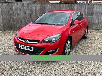 Used Vauxhall Astra SRi 115 HP (84 kW) 2014 Red Hatchback