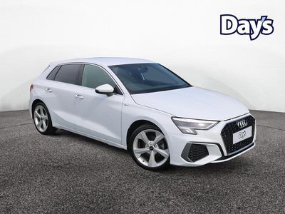 Used Audi A3 Sportback S-Line 150 HP (110 kW) 2022 White Hatchback
