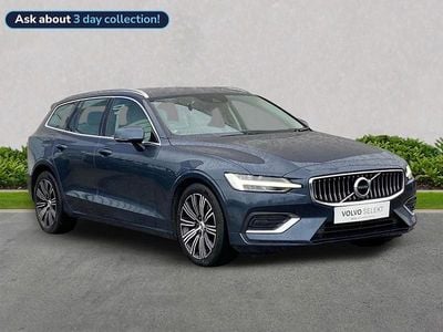 Used Volvo V60 Inscription 250 HP (183 kW) 2021 Blue Estate
