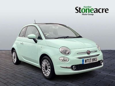 Used Fiat 500 Lounge 69 HP (50 kW) 2017 Green Hatchback
