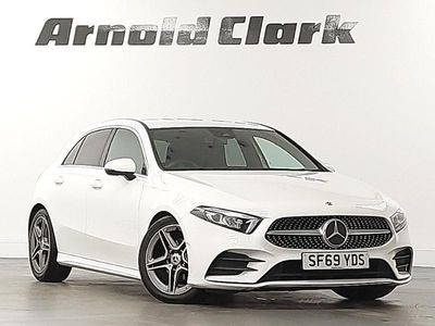 Used Mercedes A200 AMG line 163 HP (119 kW) 2019 White Hatchback