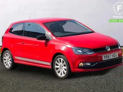 Used VW Polo Beats 90 HP (66 kW) 2017 Red Hatchback