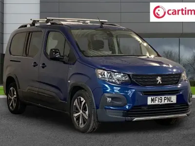 Second-hand Peugeot Rifter GT-line 130 CP (95 kW) 2019 Albastru Monovolum