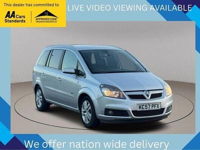 Silver Used 2007 Vauxhall Zafira Design Edition MPV | £1,395 (Good price)