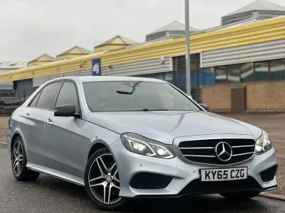 Used Mercedes E220 AMG 2016 Silver Sedan