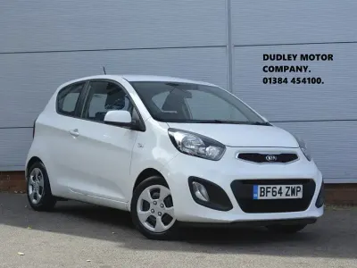 Used Kia Picanto 68 HP (50 kW) 2014 White Hatchback