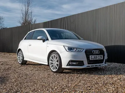 Used Audi A1 S-Line 95 HP (69 kW) 2018 White Hatchback