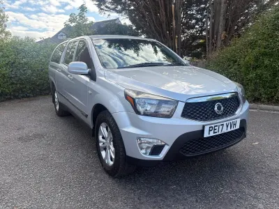 Used SsangYong Korando 2017 Silver Pickup