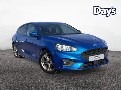 Used Ford Focus ST-Line 120 HP (88 kW) 2019 Blue Hatchback