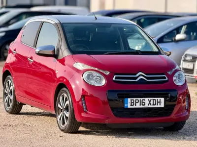 Used Citroën C1 Flair 82 HP (60 kW) 2016 Red Hatchback