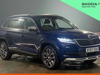 Used Skoda Kodiaq 110 HP (80 kW) 2017 Pacific blue SUV