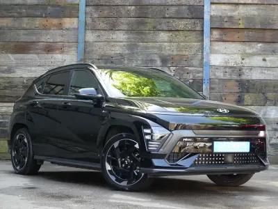 Gebraucht Hyundai Kona N Line 160 kW (218 PS) 2024 Schwarz SUV