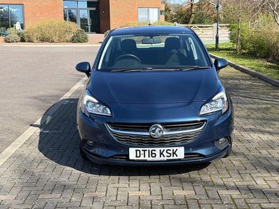 Used Vauxhall Corsa Design Edition 2015 Blue Hatchback