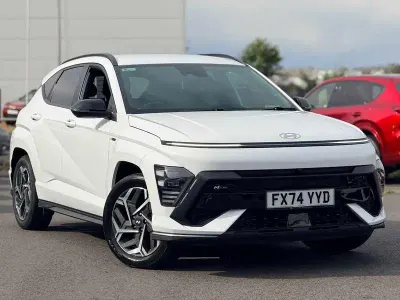 Used Hyundai Kona N Line 2024 White SUV