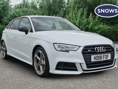 Używany Audi A3 Black Edition 310 KM (228 kW) 2018 Biały Sedan/Limuzyna