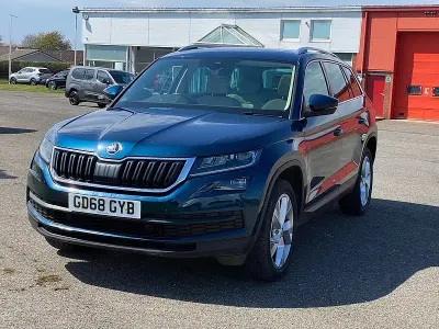 Second-hand Skoda Kodiaq 150 CP (110 kW) 2019 Albastru SUV