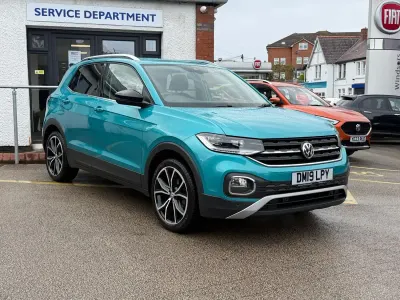 Begagnad VW T-Cross SEL 115 HK (84 kW) 2019 Turkos SUV
