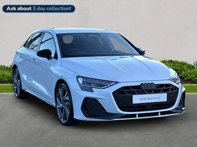 Used Audi A3 Sportback Black Edition 150 HP (110 kW) 2025 White Hatchback