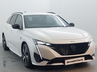 Pearl white Used 2022 Peugeot 308 GTi Estate | £16,998 (A bit pricey)