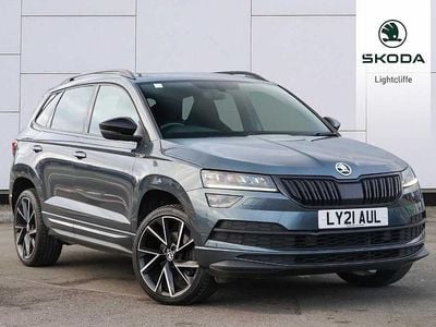 Used Skoda Karoq SportLine 110 HP (80 kW) 2021 Quartz grey metallic SUV