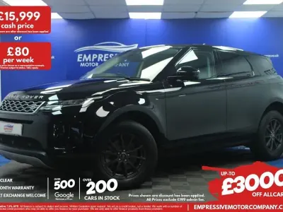 Używany Land Rover Range Rover evoque S 150 KM (110 kW) 2020 Czarny SUV