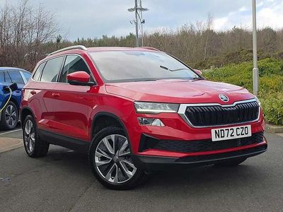 Used Skoda Karoq SE L 147 HP (108 kW) 2022 Velvet red metallic SUV