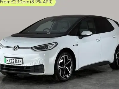 Used VW ID.3 Pro 150 kW (204 HP) 2022 White Hatchback