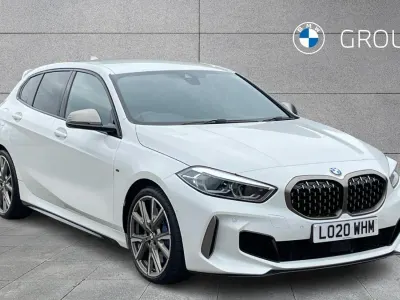 Used BMW M135 Shadowline 306 HP (225 kW) 2020 White Hatchback
