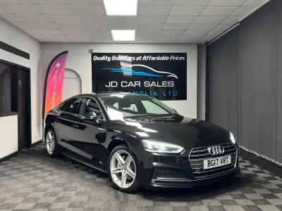 Used Audi A5 Sportback S-Line 2017 Black Hatchback