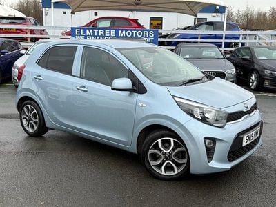 Used Kia Picanto 66 HP (48 kW) 2019 Blue Hatchback
