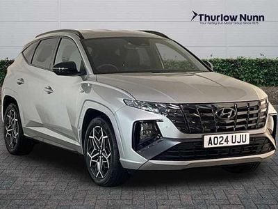 Shimmering slvr Used 2024 Hyundai Tucson N Line SUV | £26,849 (Fair price)