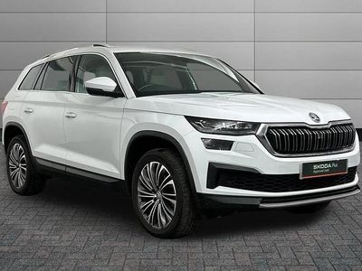 Used Skoda Kodiaq SE L Executive 147 HP (108 kW) 2023 Moon white metallic SUV