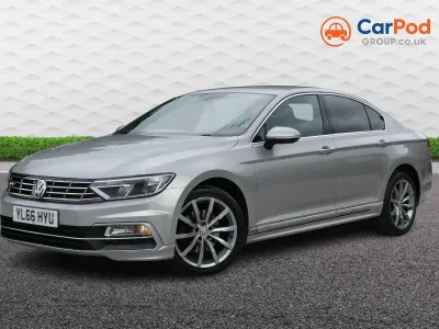 Used VW Passat R-line 150 HP (110 kW) 2016 Silver Sedan