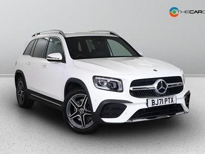 White Used 2021 Mercedes GLB220 AMG line SUV | £28,475 (Fair price)