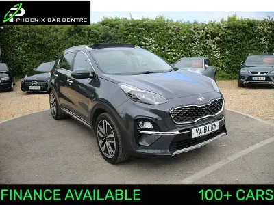 Used Kia Sportage 177 HP (130 kW) 2018 Dark pnetagrey metallic SUV