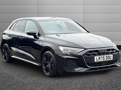 Mythos black Used 2025 Audi A3 e-tron Black Edition Hatchback | £32,095 (Fair price)
