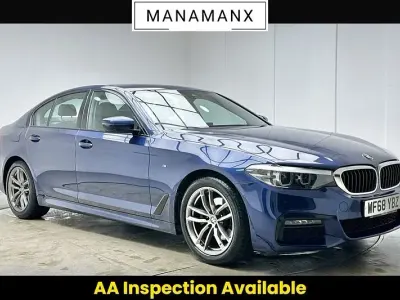 Begagnad BMW 520 M Sport 2018 Blå Sedan