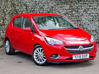 Used Vauxhall Corsa 90 HP (66 kW) 2018 Red Hatchback
